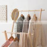 Wooden Coat Hanger for Living Room Wooden Clothes Rack thumbnail-4