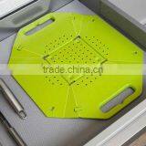 2016 Hot Sales PP Plastic Colorful Foldable Household Colander thumbnail-2