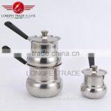 2016 New Shape Hot in China India Stainless Steel Soup/milk Boiling Pot Sets thumbnail-1