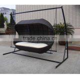 Rattan Synthetic Wicker Swing Chair thumbnail-3