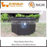 Coffee Table Wicker Fish Tank Living Room Furniture thumbnail-3