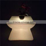 Best Selling Products 5050 RGB LED Glowing Bar Tables LED Poseur Table With 16 Changeable Colors 66*66*50cm