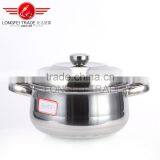 Hot Selling 4PCS Stainless Steel Stock Pot Set Cooking Pot Cookware Set thumbnail-2
