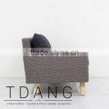 Torguta Right Hand WickerPatio Bench - Poly Rattan Vietnam - Outdoor Conversation Furniture thumbnail-3