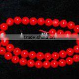 Wholesale 16" 13mm Smooth Round Red Coral Beads Prices thumbnail-1