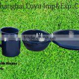 Porcelain Enamel Bowl Dinner Plate Coffee Mug Dinnerware thumbnail-2