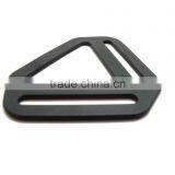 2" Black Suspender Back Crosser, Triangle Plastic Adjustable Slider For Backpack, Plastic Adjuster Buckle for Backpack thumbnail-4