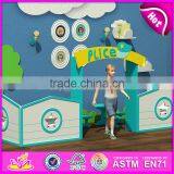 New Style Nursery School Wooden Kids Playhouse W08C184 thumbnail-3