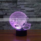 New NFL LED 3D Night Light 7-Color Table Lamp Xmas Gift thumbnail-4