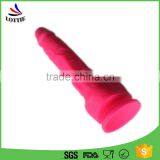 Pink Color Sex Products Dildo Properties Dildos for Women and Sex Toy Silicone Sex Doll With Soft Silicone Dildos thumbnail-1