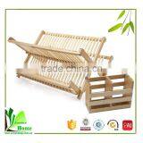 China Wholesale Custom Bamboo Roll-up Dish Drying Rack thumbnail-1