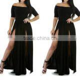 Women Long Cocktail Ball Gown Evening Formal Prom Bridesmaid Party Dress thumbnail-1