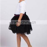 New Design Children's Tulle Skirt With Pleats Girls Kids Clothes Kid Clothing HSD5347 thumbnail-2