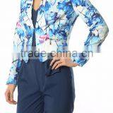 Trendy Women Blazer Hot Sale Latest Design Printed Fashion Jacket thumbnail-4