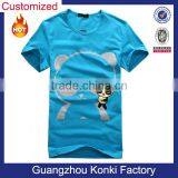 Cool Cat With Black Glasses Picture T Shirt Round Neck T COTTON T SHIRT