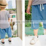 Wholsale Children Clothing Washed Denim Boy Hole Casual Shorts thumbnail-1
