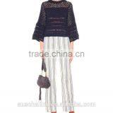 OEM Service New Style Woman Fashion Stripe Linen Trousers thumbnail-1