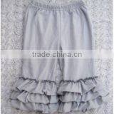 China Product and Low Price Wholesale Best Selling Boutique Cotton Ruffle Pants for Baby Kids for Spring and Autumn Wearing thumbnail-6