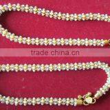 Gold Chain Crystal Payal ANKLETS Pair Feet Bracelet thumbnail-1