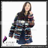CX-G-A-51 Hot Sale Multi Color Genuine Mink Fur Coat for Winter thumbnail-3
