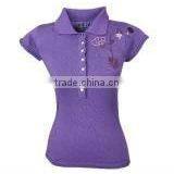 High Quality Polo Tee Shirt/Women/100 % Cotton thumbnail-1