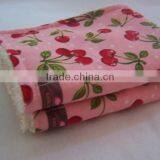 Posh Design Baby Pink Cherry Custom Printed Bibs thumbnail-3