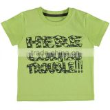 wholesale slogan printed boys kids t-shirt design