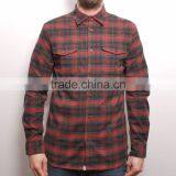 Top Brand Man Flannel Shirts Single Collar High Quality Round Bottom Mens Casual Shirt thumbnail-1