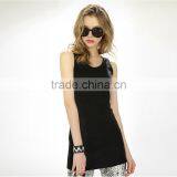 2016 Good Quality China Promotional 100% Cotton Custom Blank Tank Top for Women thumbnail-3