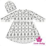 Korean Style Children Spring Clothes Long SLeeve Flower Pattern Printed A Line Design Baby Girl Dress thumbnail-4