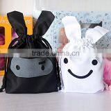 S66033A Cute rabbit shaped Travel Storage Bag Pouch Home Cloth Storage bags