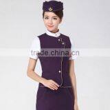 2016 Good Quality Juqian Brand Wholesale Women Vest Slim Fit Airline Vest Suits thumbnail-1