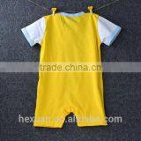 Newborn Girl 100% Pure Cotton Romper Short Sleeve Baby Jumpsuit thumbnail-4