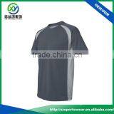 OEM Contrast Color Splicing O-neck 92%polyester 8%spandex Men t Shirt thumbnail-2