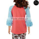 Wholesale Kid Clothing Icing Ruffle Shirt thumbnail-4
