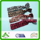 Popular Design Zebra Satin Face Bracelet Hair Tie Hair Band thumbnail-1