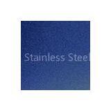 Blue Diamond Sand Blast Bead Blasted Finish Ti-coating Colored Stainless Steel Sheet thumbnail-1