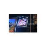 Rectangle Dynamic Led Crystal Light Box Display , A5 Indoor Advertising Billboard