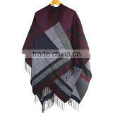 Women Winter Tartan Soft Cashmere Feeling Oversized Plaid Tartan Blanket Scarf thumbnail-3