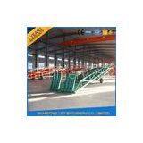 Hand Pump Container Loading Ramps With Heavy Duty Formed Steel Side Girders