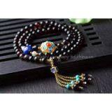 Neffly S925 Silver Jewelry 5MM mm Natural Blood Amber, With 925 Silver Bluing Southern Red Mosaic, Natural Lapis Lazuli, Pearl Accessories thumbnail-2