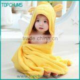 Custom Animal Organic Cotton Bamboo Bath Hooded Baby Towel With Hood thumbnail-4