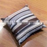 18" Printed Stripe Cotton Home Decorative Throw Pillow Cover Cushion Case for Sofa