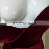 Women Dresses Spaghetti Strap Burgundy Velvet Modern Vintage Sexy Maxi Prom Party Dresses thumbnail-6