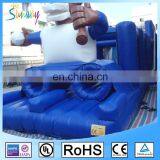 New Design 0.55 PVC Inflatable Racing Obstacle Course Game Inflatable Water Obstacle for Sale