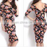 Body Shaped Elegant Hollow Out Dress thumbnail-1