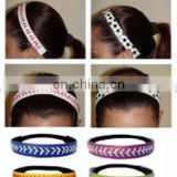 Hot sale cheap sports leather softball baseball headband from factory
