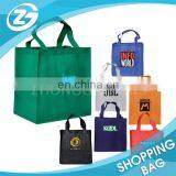 Brand Logo For Promotion Solid Color Reusable Shopping Tote Bag Non Woven thumbnail-2