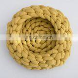 Luxury Crochet Super Chunky Pet Product Arm Knitting Cotton Tube For Soft Cat Bed thumbnail-5