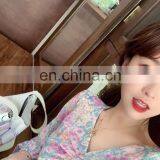 Puff Sleeve V-neck Floral Chiffon Dress Women Spring/summer 2020 New French Retro Gentle Style Skirt thumbnail-6